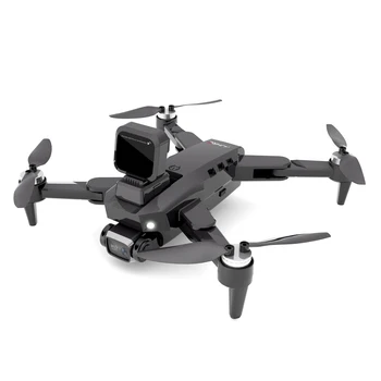 HQ Nova HJ40 GPS Drone 4K Dupla HD Câmera Profissional de Fotografia Aérea Motor sem Escova Dobrável Quadcopter RC Distance1888M 4