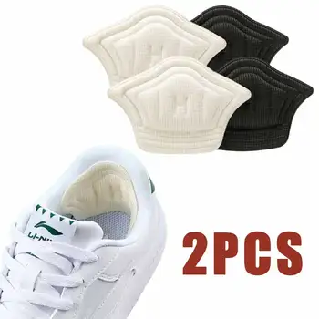 2pcs Palmilhas Patch Almofadas de Calcanhar para o Esporte de Tênis de Tamanho Ajustável Antiwear Pés Almofada Almofada Palmilha de Inserção de Calcanhar, Protetor de Volta Adesivo 0